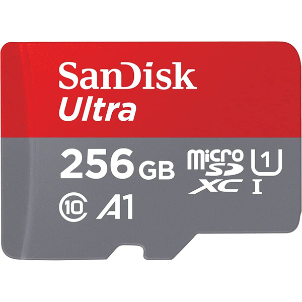 کارت حافظه microSDXC سن دیسک اولترا A1 با ظرفیت 256GB به همراه آداپتور