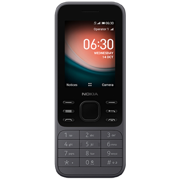 گوشی موبایل ساده نوکیا 4G 6300 با ظرفیت 4GB حافظه داخلی/512MB رم