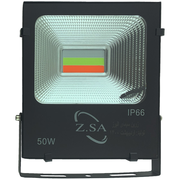 پروژکتور 50 وات RGB سری نگین زرین سیمای البرز مدل N50-COB